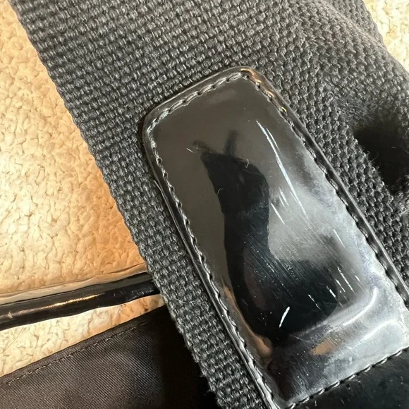 Tory Burch Black Tote Bag Purse - Picture 9 of 12